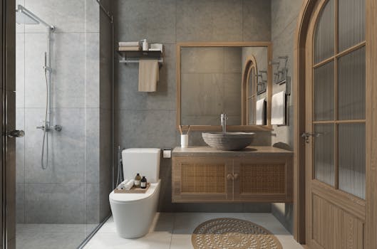 Přírodní materiály v koupelně: Jak skloubit krásu a praktičnost